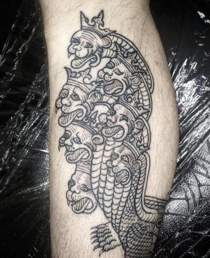 30 Awesome Hydra Tattoos You Can Copy