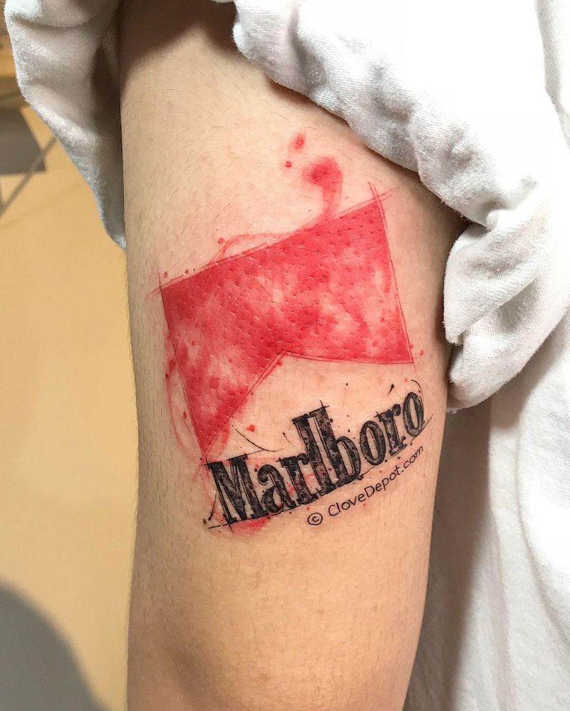 30 Unique Marlboro Tattoos You Will Love