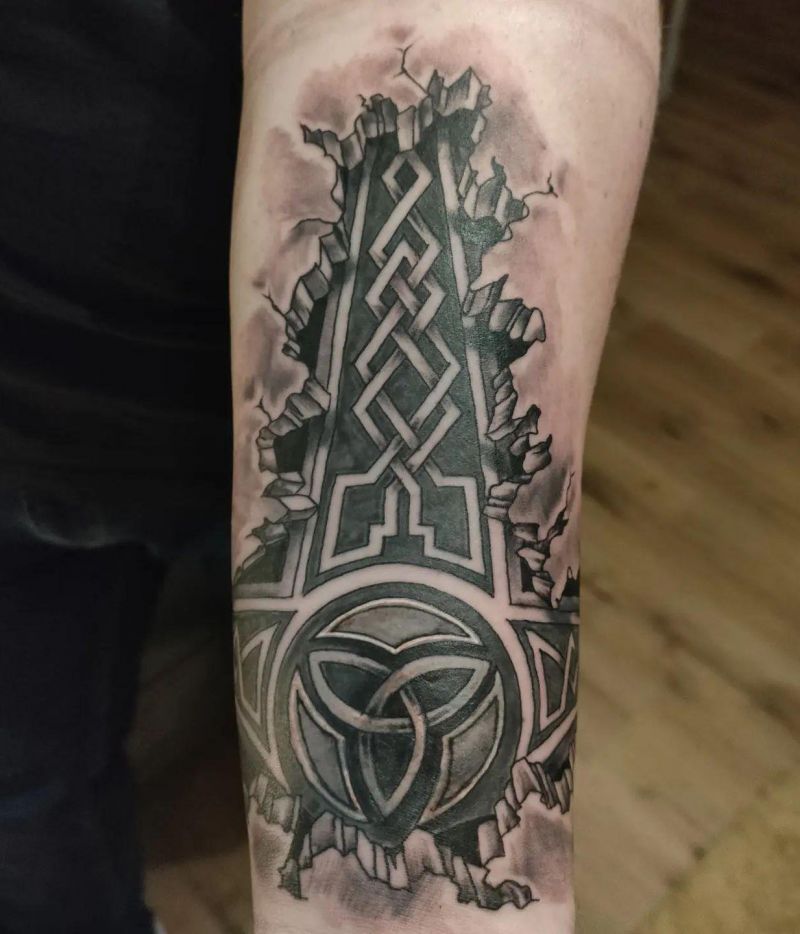 30 Awesome Mjolnir Tattoos You Can Copy