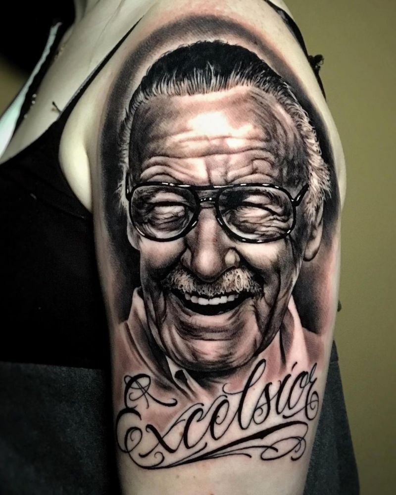 30 Awesome Stan Lee Tattoos to Inspire You