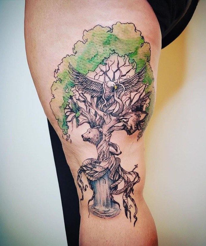 30 Awesome Yggdrasil Tattoos You Will Love