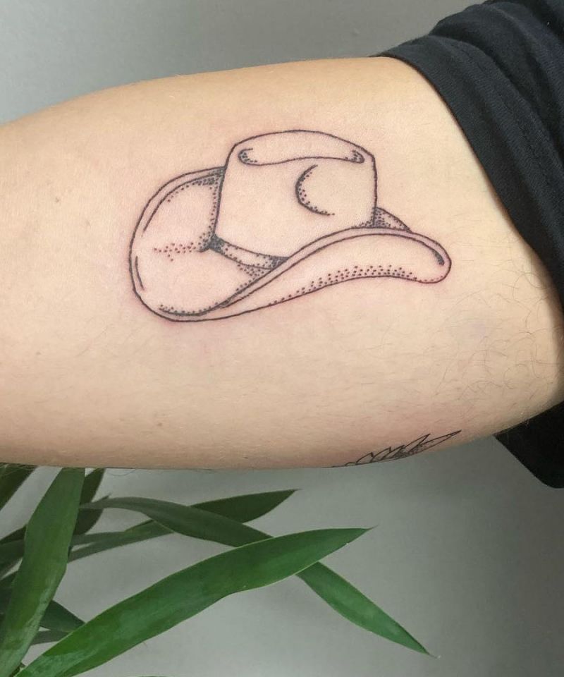 30 Unique Cowboy Hat Tattoos You Will Love