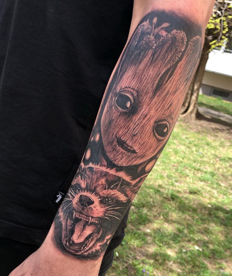 30 Awesome Groot Tattoos You Can Copy