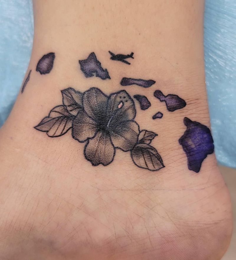 30 Awesome Hawaiian Islands Tattoos You Must Love