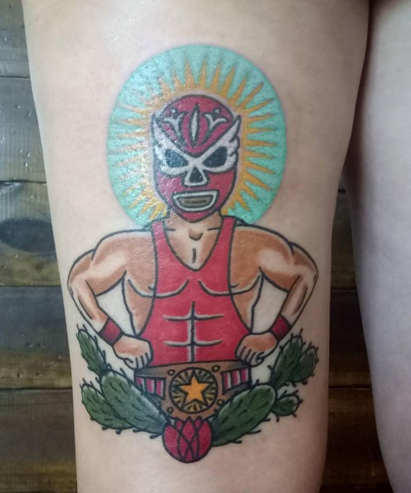 30 Unique Luchador Tattoos for Your Inspiration