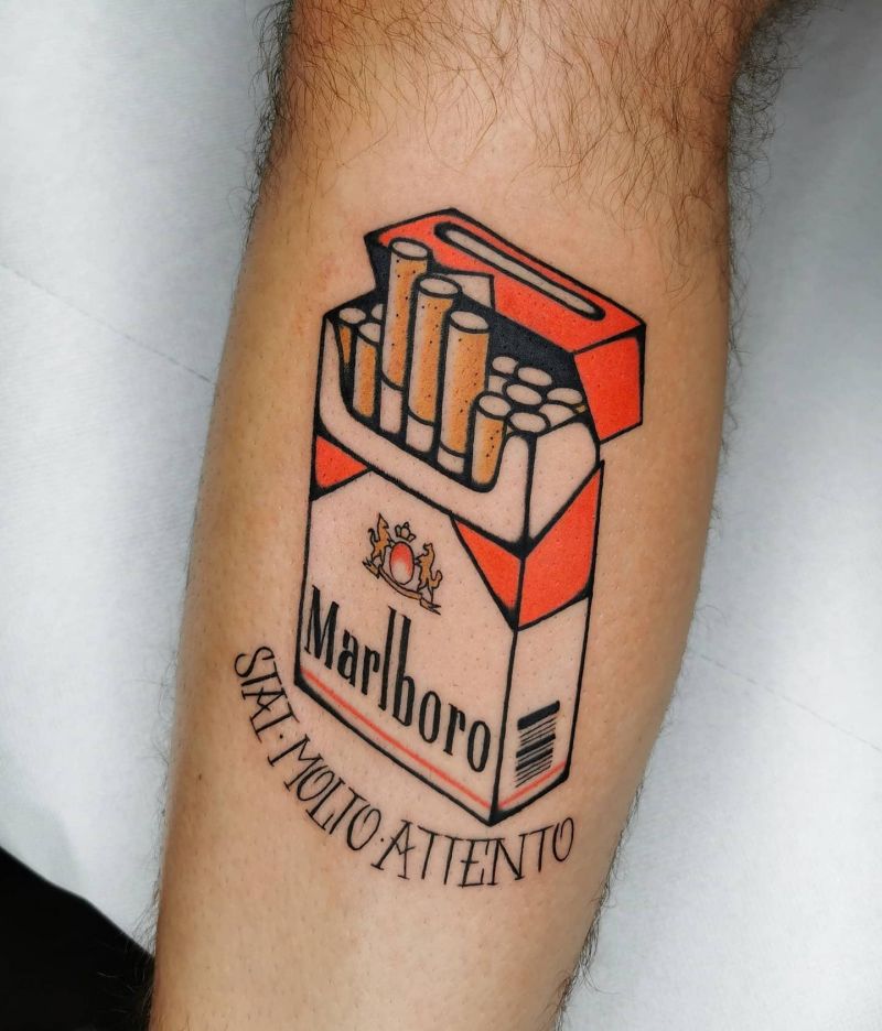 30 Unique Marlboro Tattoos You Will Love