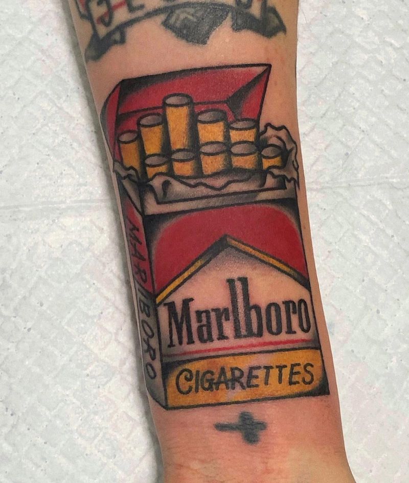 30 Unique Marlboro Tattoos You Will Love