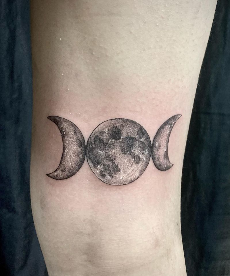 30 Awesome Triple Goddess Tattoos to Inspire You