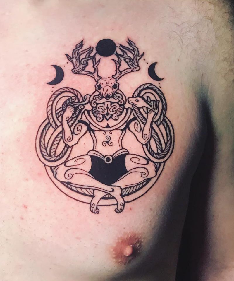 30 Awesome Cernunnos Tattoos You Must Try