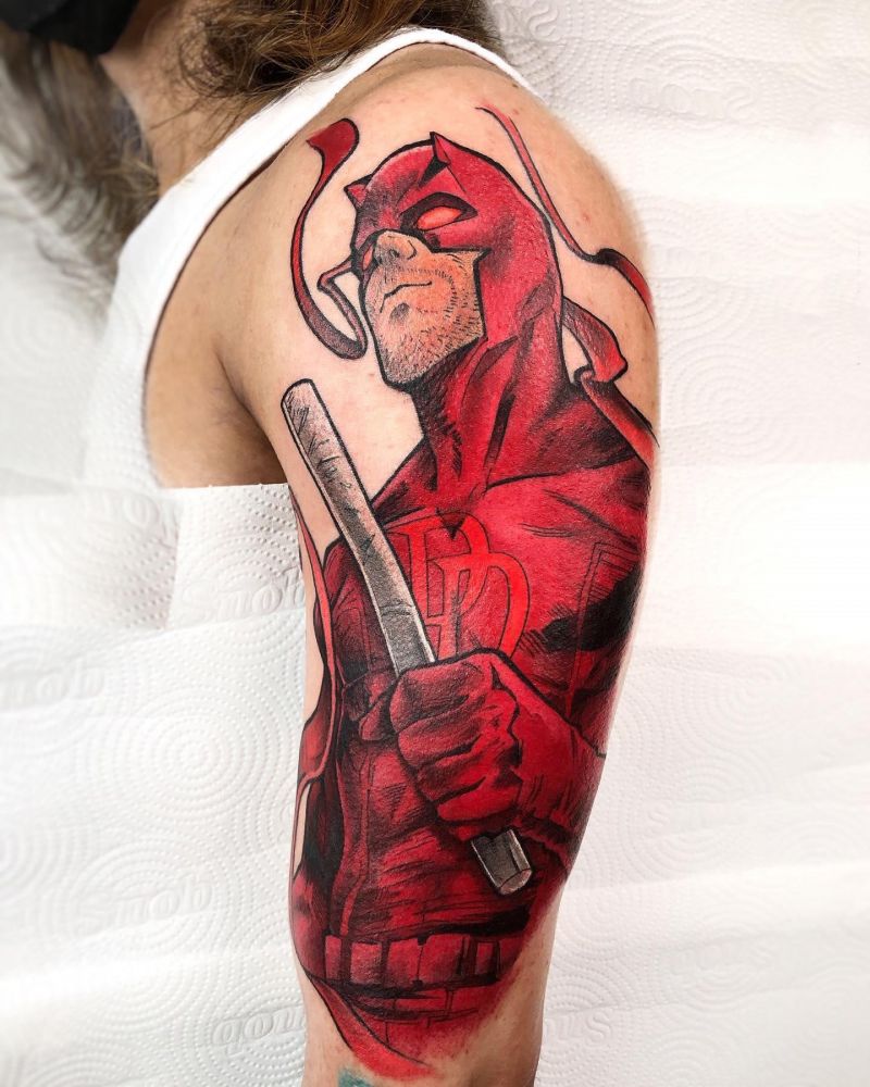 30 Unique Daredevil Tattoos for Your Next Ink