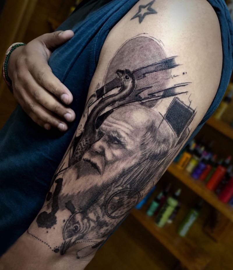 30 Great Darwin Tattoos for Your Next Ink