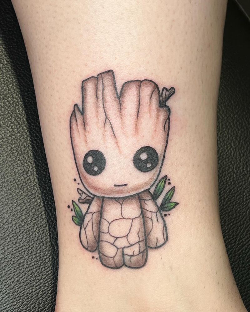 30 Awesome Groot Tattoos You Can Copy