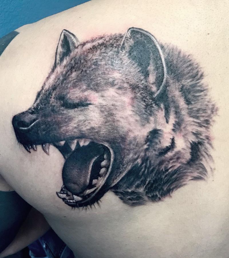 30 Awesome Hyena Tattoos You Can Copy