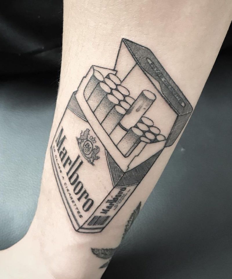 30 Unique Marlboro Tattoos You Will Love