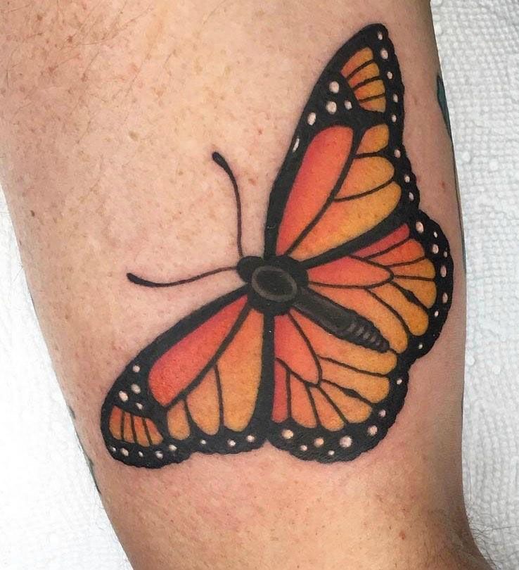 30 Pretty Monarch Butterfly Tattoos for Your Next Ink