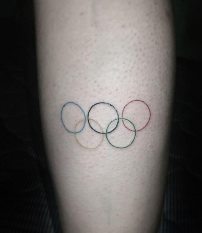 30 Pretty Olympic Tattoos You Must Try