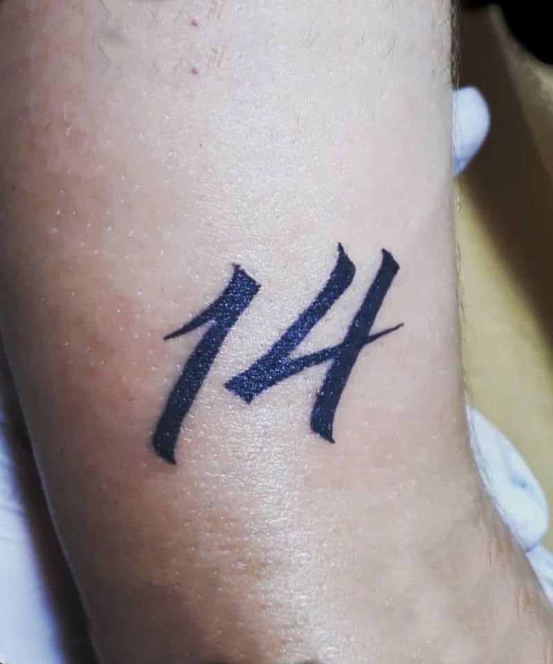 20 Unique 14 Tattoos You Will Love