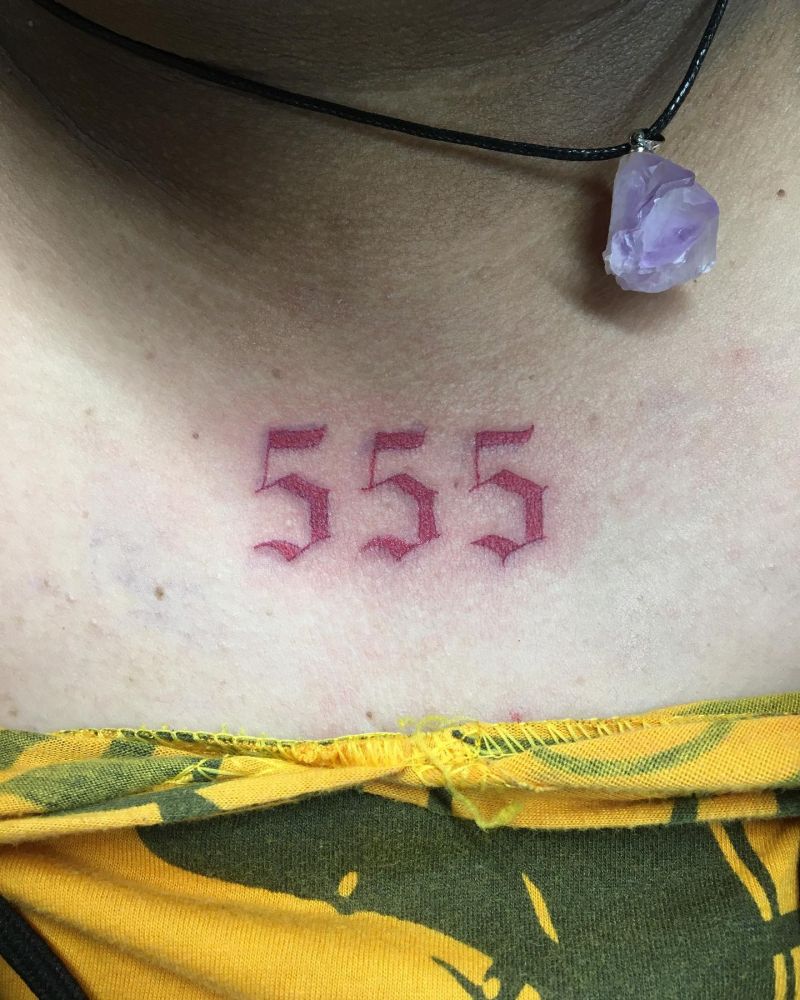 20 Unique 555 Tattoos You Will Love