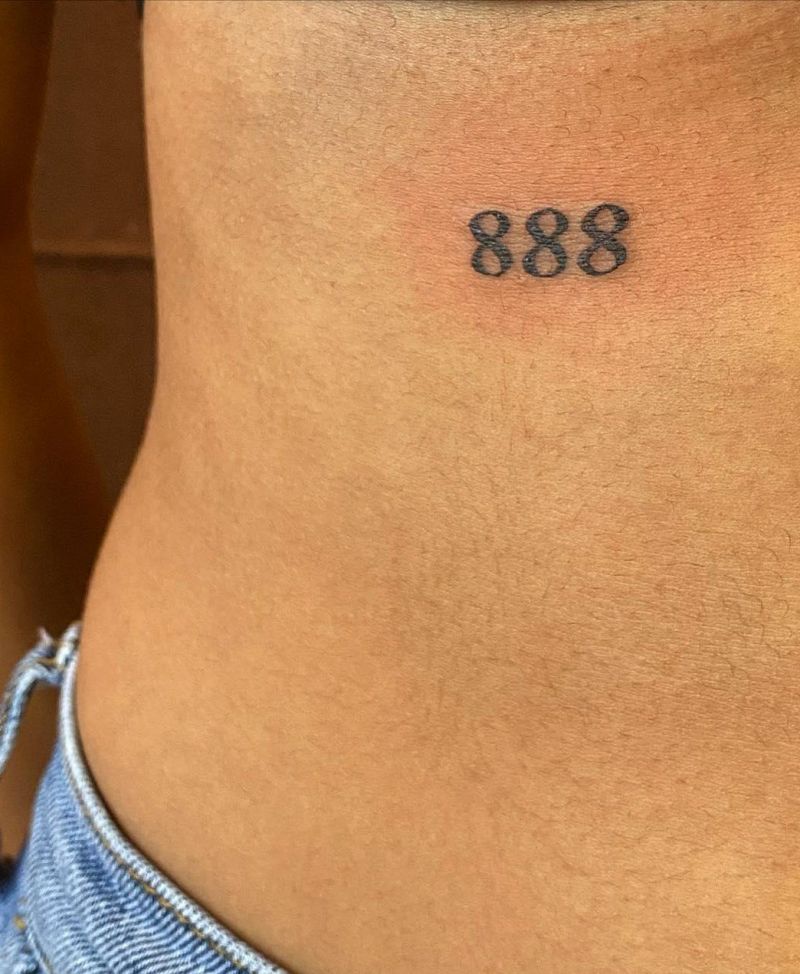 20 Awesome 888 Tattoos You Will Love