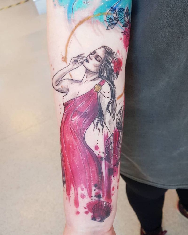 30 Pretty Aphrodite Tattoos You Must Love