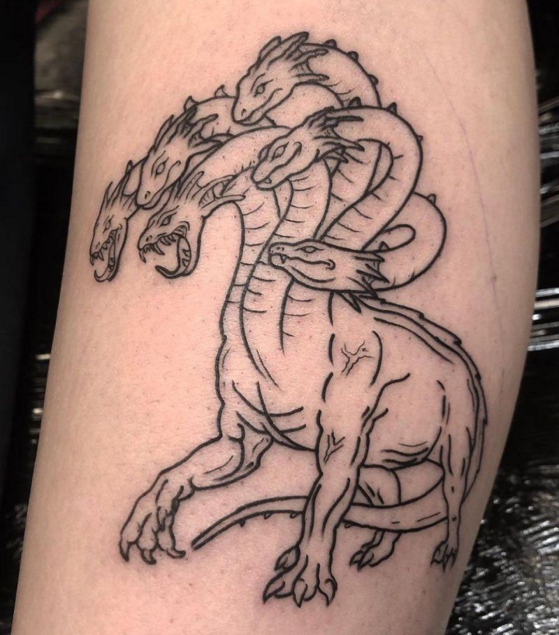 30 Awesome Hydra Tattoos You Can Copy