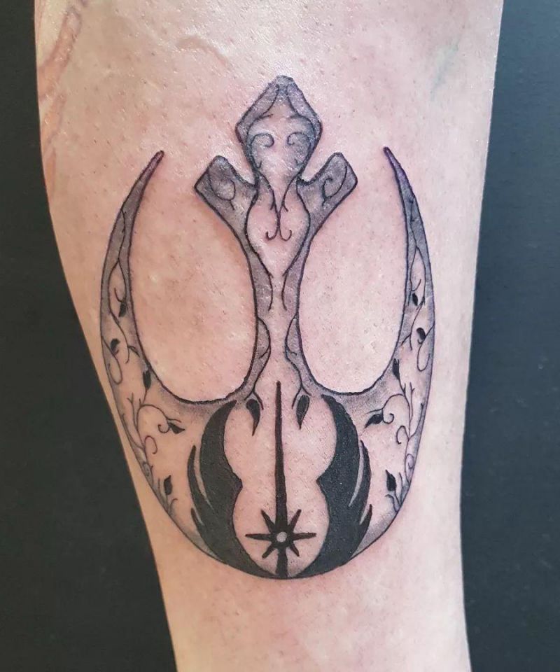 30 Amazing Jedi Order Tattoos to Inspire You