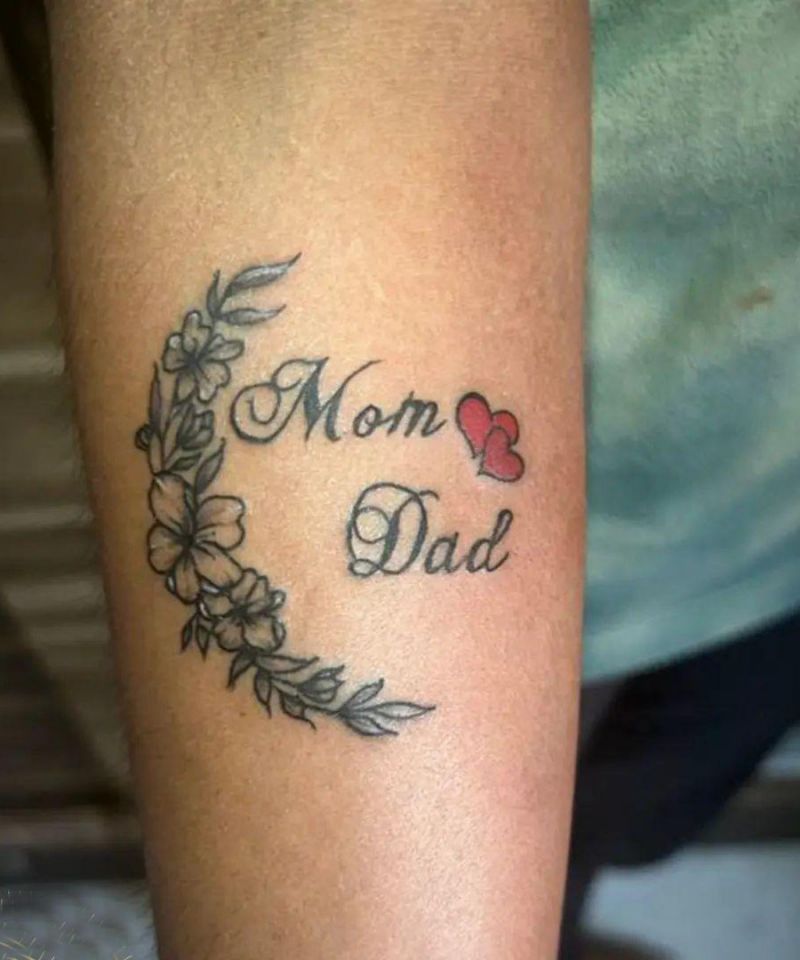 30 Great Mom Dad Tattoos For Your Inspiration