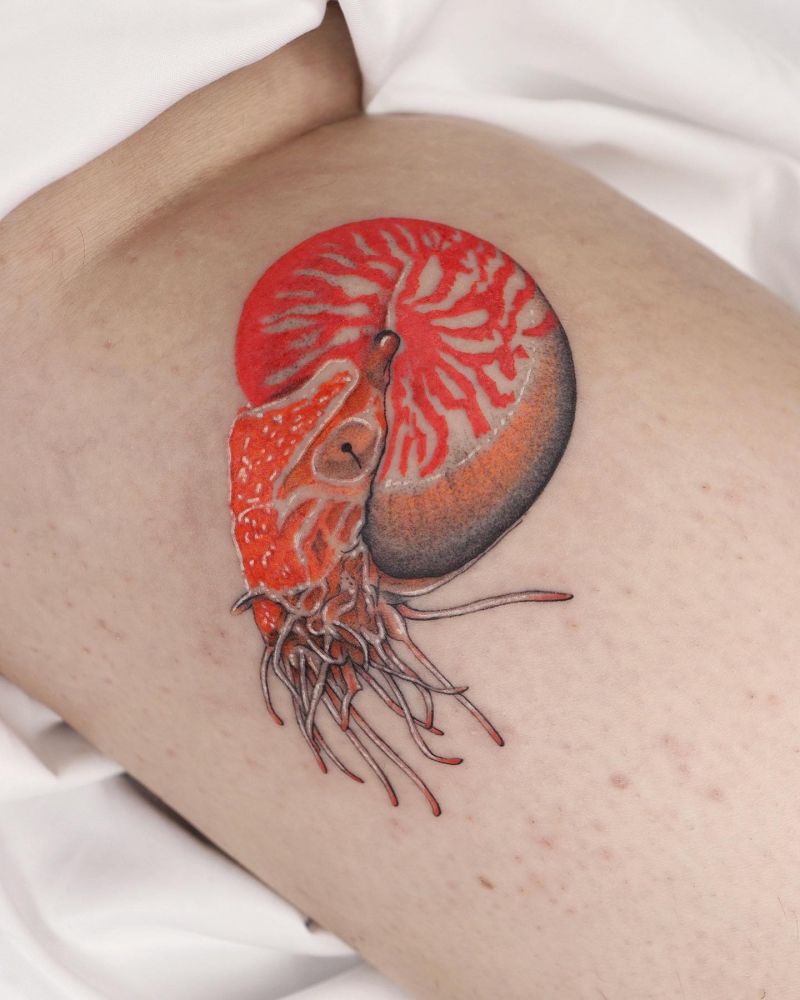 30 Awesome Nautilus Tattoos for Your Next Ink