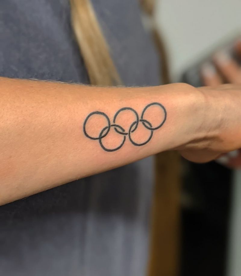 30 Pretty Olympic Tattoos You Must Try