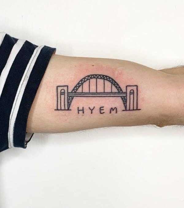 15 Awesome Tyne Bridge Tattoos You Will Love