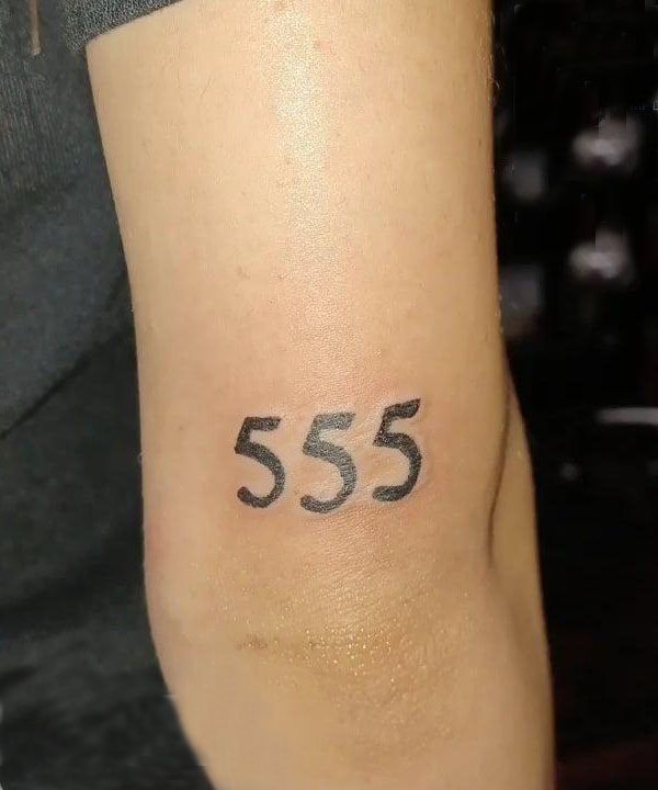 20 Unique 555 Tattoos You Will Love