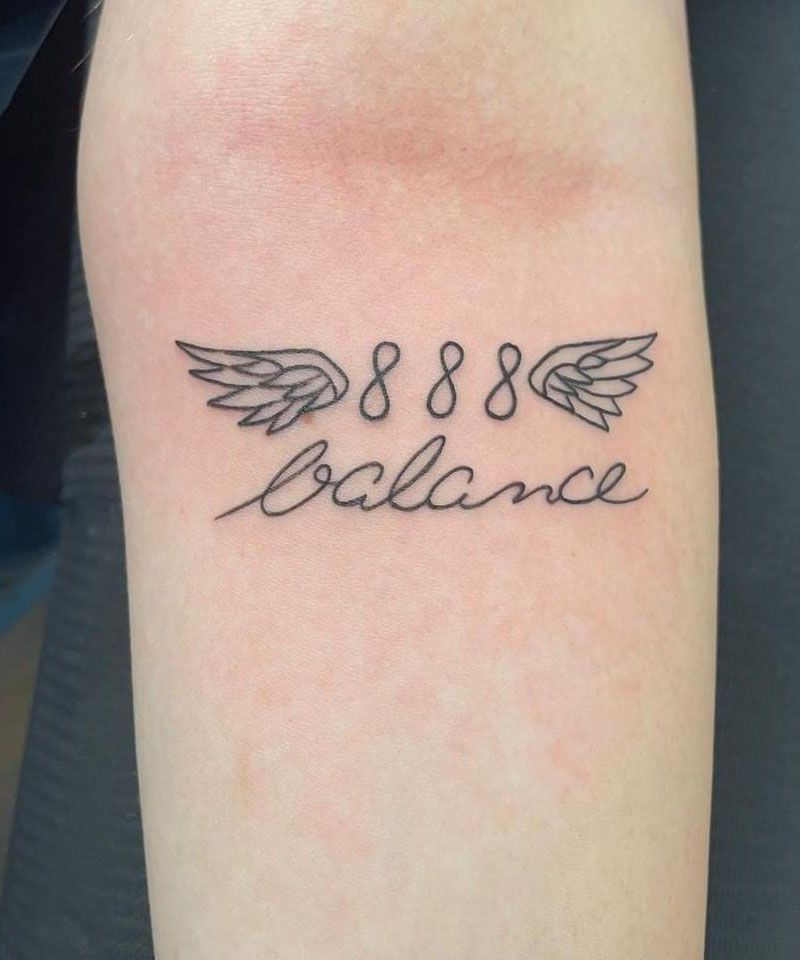 20 Awesome 888 Tattoos You Will Love