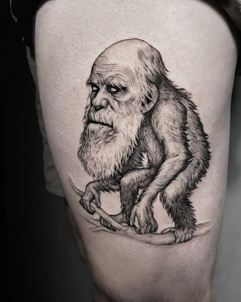 30 Great Darwin Tattoos for Your Next Ink