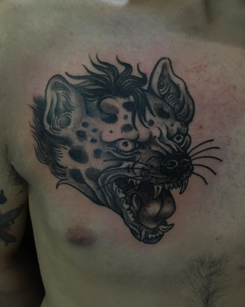 30 Awesome Hyena Tattoos You Can Copy