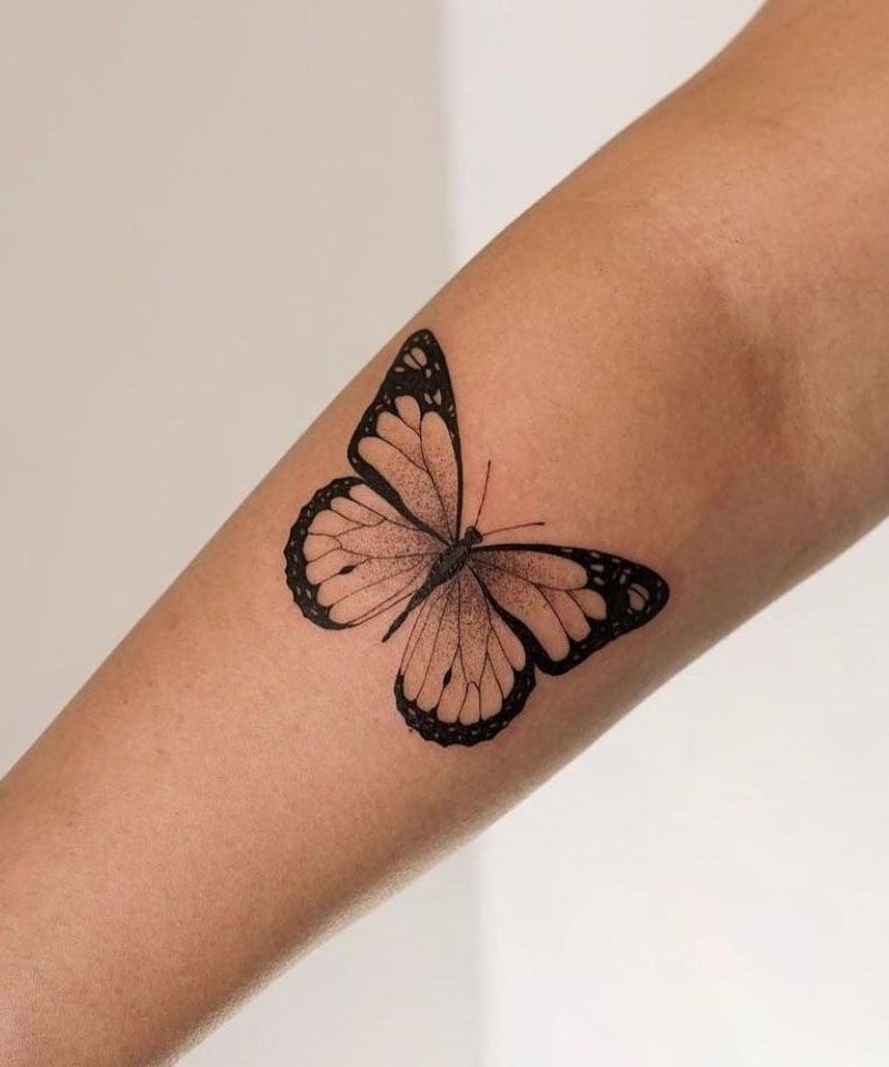 30 Pretty Monarch Butterfly Tattoos for Your Next Ink