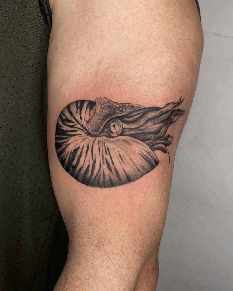 30 Awesome Nautilus Tattoos for Your Next Ink