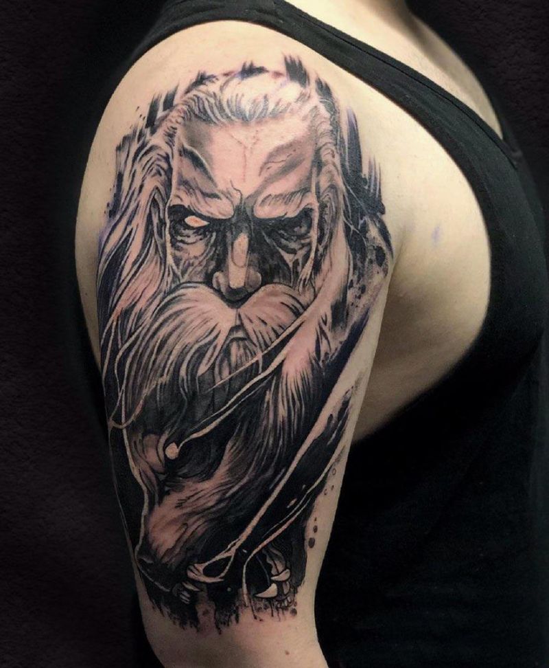 30 Awesome Odin Tattoos You Must Love