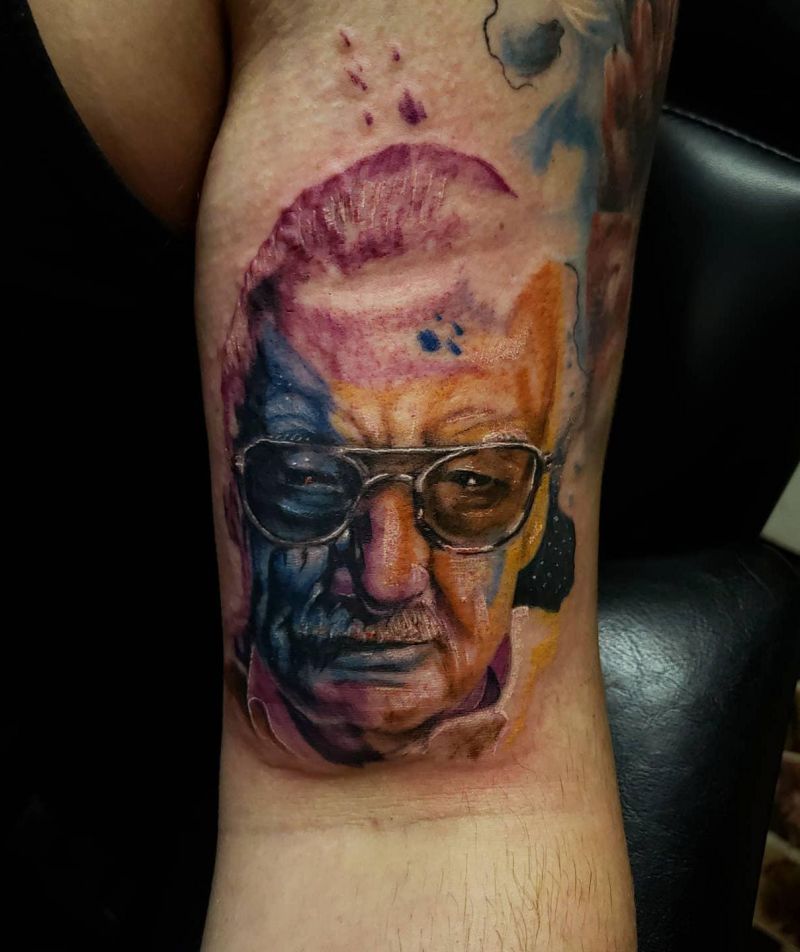 30 Awesome Stan Lee Tattoos to Inspire You