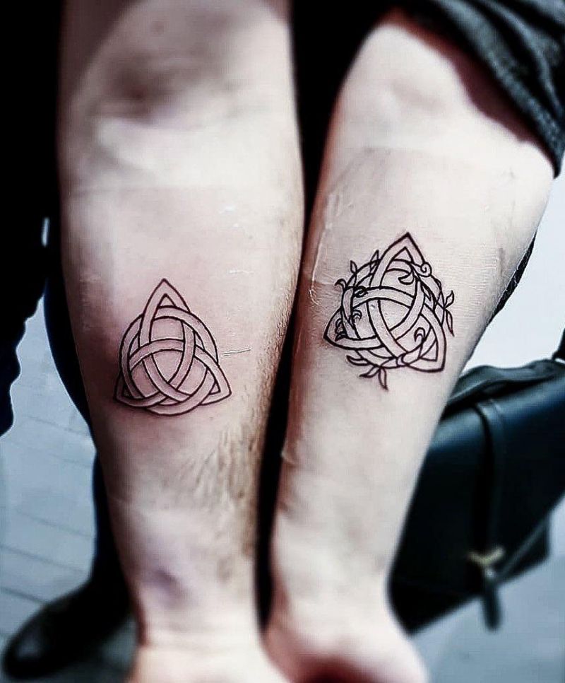 30 Awesome Trinity Knot Tattoos You Will Love