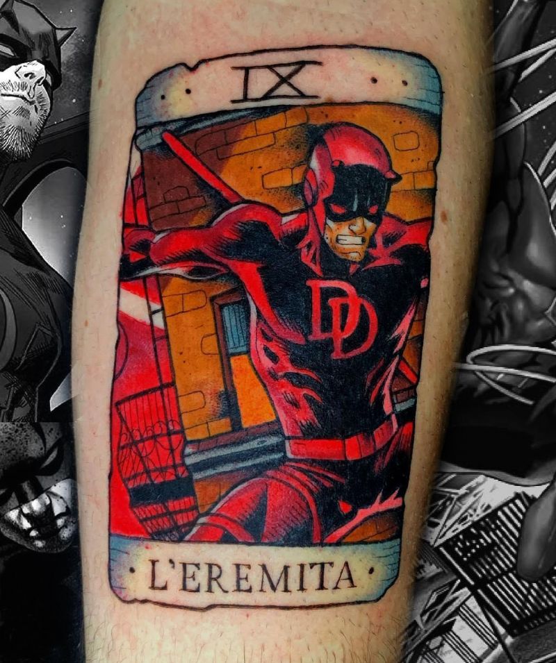 30 Unique Daredevil Tattoos for Your Next Ink