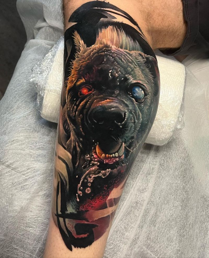 30 Awesome Hyena Tattoos You Can Copy