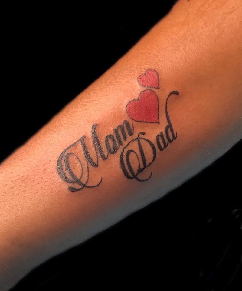 30 Great Mom Dad Tattoos For Your Inspiration