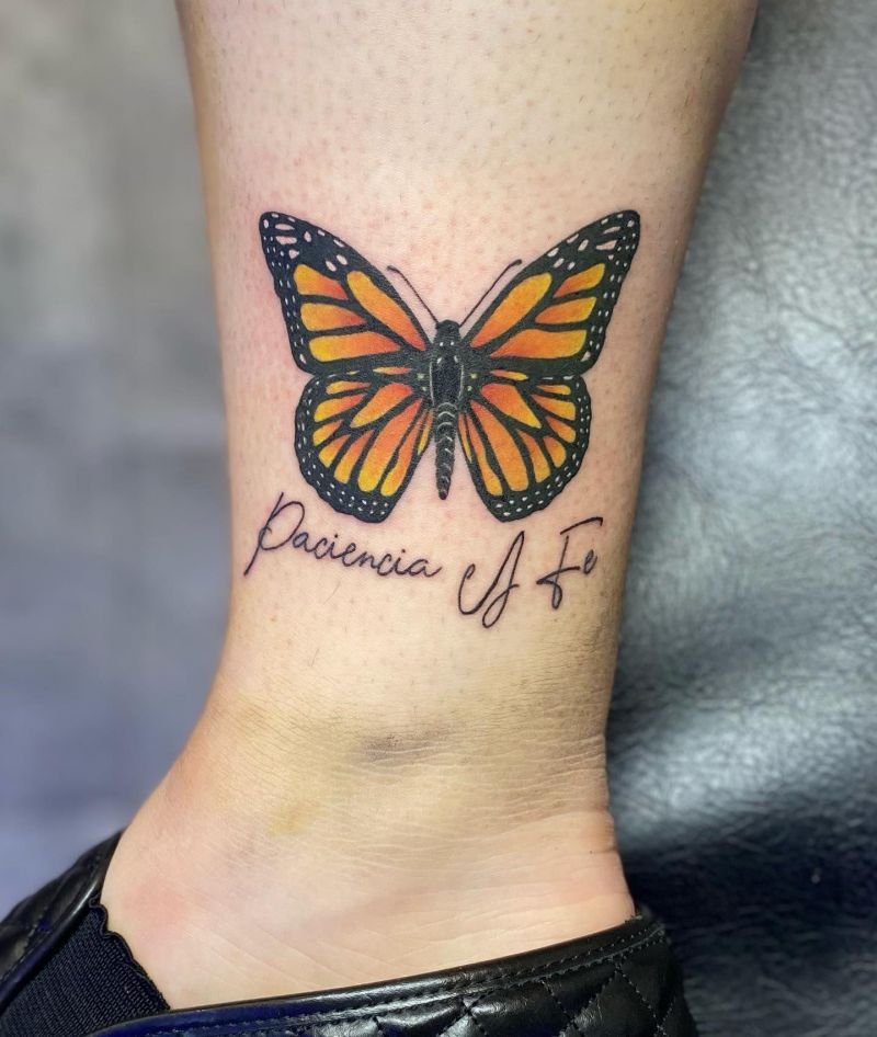 30 Pretty Monarch Butterfly Tattoos for Your Next Ink