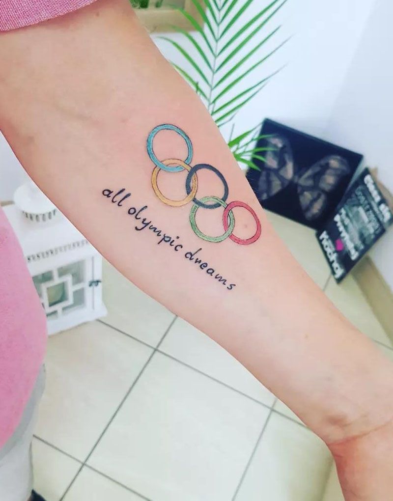 30 Pretty Olympic Tattoos You Must Try