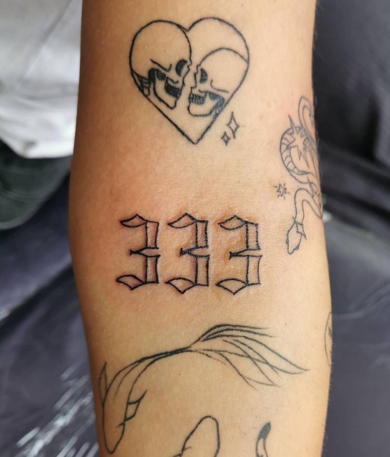 30 Unique 333 Tattoos You Can Copy