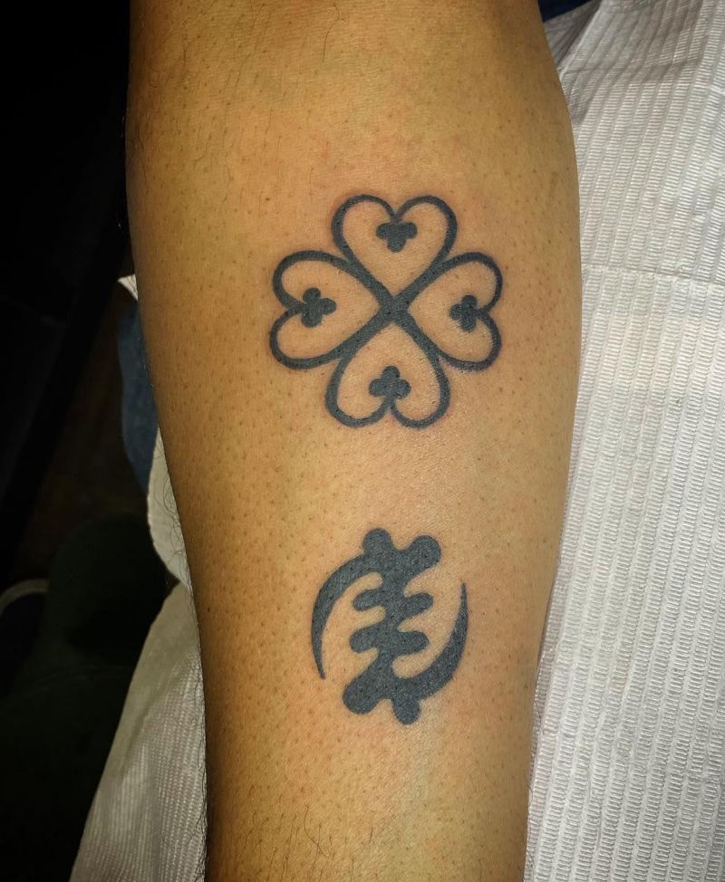 30 Unique Adinkra Tattoos You Must Love