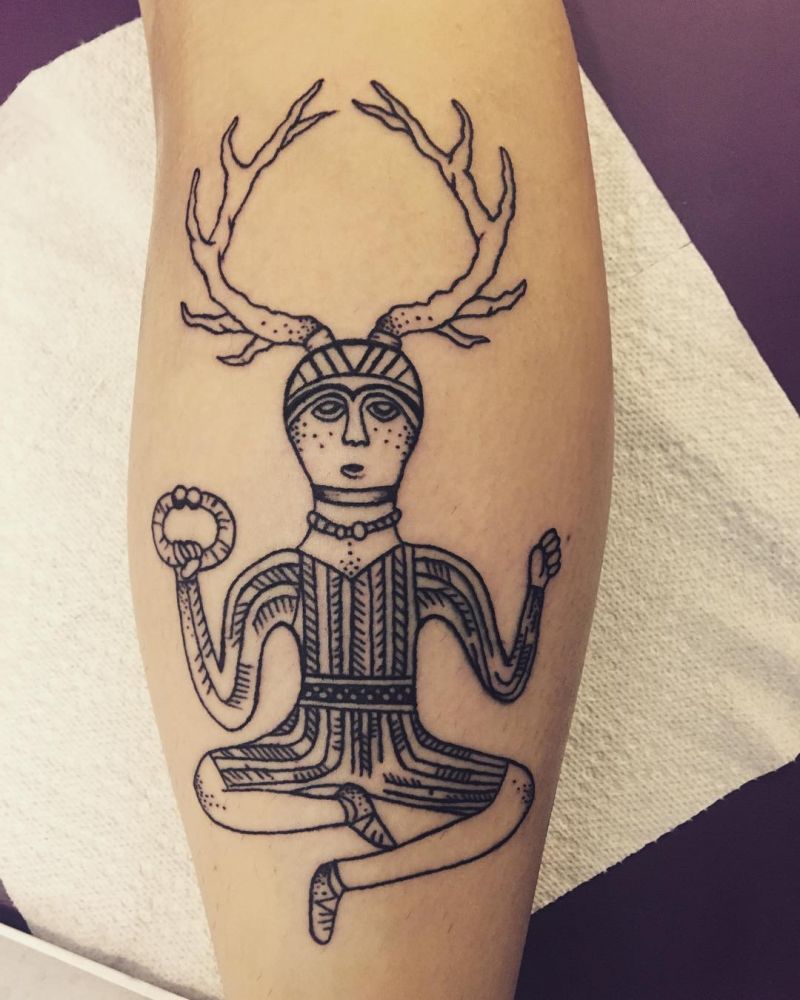 30 Awesome Cernunnos Tattoos You Must Try