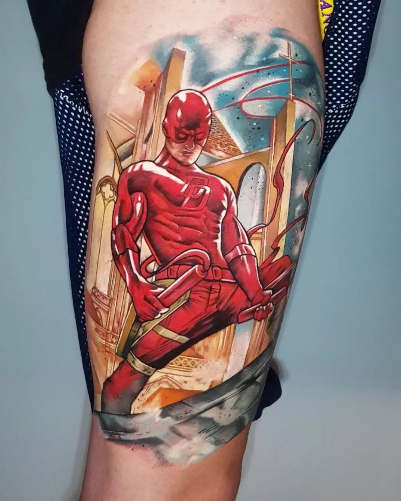 30 Unique Daredevil Tattoos for Your Next Ink