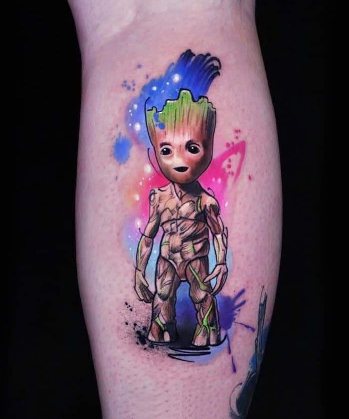 30 Awesome Groot Tattoos You Can Copy