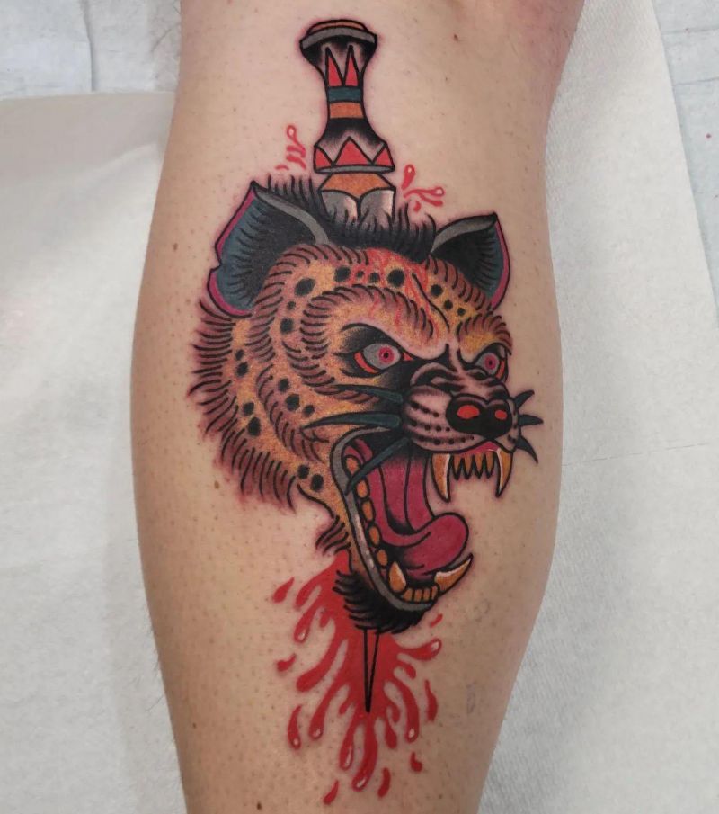 30 Awesome Hyena Tattoos You Can Copy